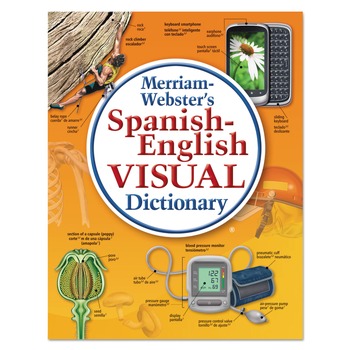 Merriam Webster MER292-5 1152 Pages Paperback Spanish-English Visual Dictionary