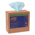 Cleaning Cloths | Tork 192475 1-Ply 9 in. x 16.5 in. Unscented Low-Lint Cleaning Cloth - Turquoise (800/Carton) image number 3