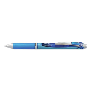 Pentel BL77-C 0.7 mm EnerGel RTX Gel Pen - Medium/Blue Ink/Blue/Light Blue Barrel
