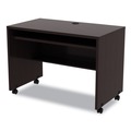 Office Desks & Workstations | Alera ALEVA204224ES Valencia Series 41.38 in. x 23.63 in. x 30 in. Mobile Workstation Desk - Espresso image number 2