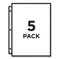 Sheet Protectors | Avery 75254 9.25 in. x 11 in. 3-Hole Punched Binder Pockets - Assorted Colors (5/Pack) image number 5