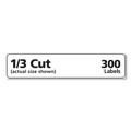 Back to School Sale | Avery 02181 0.66 in. x 3.44 in. Mini-Sheets Permanent File Folder Labels - White (300/Pack) image number 3