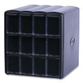 Desk Accessories & Office Organizers | FLAVIA 25200002 15.2 in. x 17.2 in. x 16.3 in. 12-Compartments Four Column Merchandiser - Black image number 0