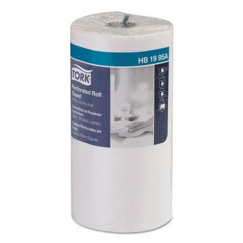 Tork HB1995A Universal 11 x 9 2-Ply Perforated Kitchen Towel Roll - White (12/Carton)