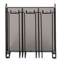 Desktop Organizers | Safco 3292BL 12.75 in. x 4.5 in. x 13.25 in. 3 Compartments Steel Mesh Onyx Breakroom Organizers - Black image number 0
