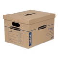 Boxes & Bins | Bankers Box 7714209 SmoothMove Classic 12 in. x 15 in. x 10 in. Moving/Storage Boxes - Small, Brown/Blue (15/Carton) image number 0
