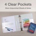 Binders | Cardinal 10300CB 1 in. Capacity 11 x 8.5 Premier Easy Open ClearVue Locking Slant-D Ring Binder - White image number 4