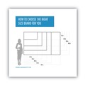White Boards | MasterVision GL080101 Lago 48 in. x 36 in. Magnetic Glass Dry Erase Board  - Opaque White image number 7