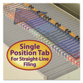 File Folders | Smead 12310 0.75 in. Expansion Reinforced Top Tab Colored File Folders - Letter Size/Gray (100/Box) image number 4
