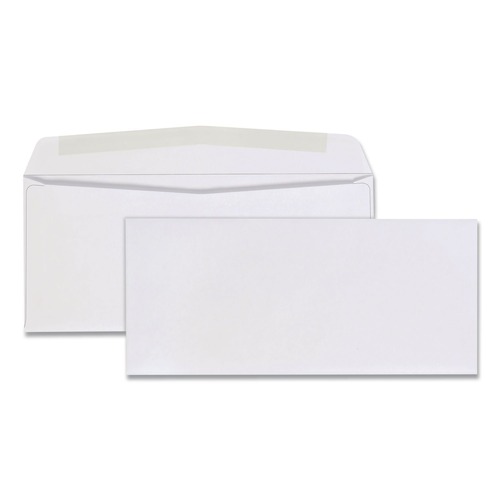 Envelopes & Mailers | Quality Park QUA90090 #9 Commercial Flap Gummed Closure 3.88 in. x 8.88 in. Business Envelope - White (500/Box) image number 0