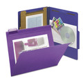 File Folders | Smead 68185 9 in. x 5.56 in. Top Load Self-Adhesive Poly Pockets - Clear (100/Box) image number 3