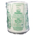  | Dart 10PWQR 10.25 in. Quiet Classic Laminated Foam Dinnerware Plate - White - (500/Carton) image number 3