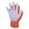 Disposable Gloves | Ammex GWUOFN46050 9.06 in. 6 mil Ultra Industrial Flock-Lined Nitrile Disposable Gloves - Large/Orange (500/Carton) image number 8