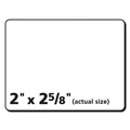 Labels | Avery 06578 2 in. x 2.63 in. Durable Permanent ID Labels with TrueBlock Technology - White (750/Pack) image number 1