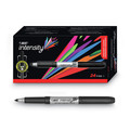 Permanent Markers | BIC GPM241-BK Intensity Fine Bullet Tip Permanent Marker Value Pack - Black (24/Pack) image number 0