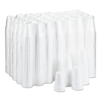 Dart 12J12 12 oz. Foam Drink Cups - White (40 Bags/Carton)