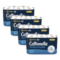 Toilet Paper | Cottonelle 55480 Ultra CleanCare 1-Ply Septic Safe Strong Bath Tissue Toilet Paper - White (4/Carton) image number 0