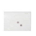 White Boards | Universal UNV43204 Frameless 72 in. x 48 in. Magnetic Glass Marker Board - White image number 3