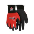Cleaning Gloves | MCR Safety N96970M Ninja BNF Gloves - Medium/Black/Red (1-Dozen) image number 0