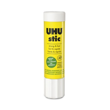  | UHU 99649 0.74 oz. Stic Permanent Glue Stick - Dries Clear