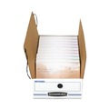 Mailing Boxes & Tubes | Bankers Box 00005 LIBERTY 11 in. x 24 in. x 5 in. Check and Form Boxes - White/Blue (12/Carton) image number 3