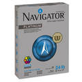 Copy & Printer Paper | Navigator NPL1124 99 Bright 24 lbs. Bond Weight 8.5 in. x 11 in. Platinum Paper - White (10/Carton) image number 1