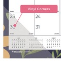 Bulletin Boards | Blueline CA1716BD 22 in. x 17 in. 18-Month (Jul 2025-Dec 2026) Academic Desk Pad Calendar - White/Multicolor Sheets/Black Headband image number 3