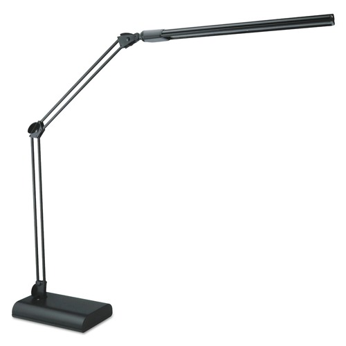 Lamps | Alera ALELED908B 3.25 in. W x 6 in. D x 21.5 in. H Adjustable LED Desk Lamp - Black image number 0