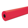Arts & Crafts Supplies | Pacon P101203 36 in. x 1000 ft. 40 lb Cover Weight Decorol Flame Retardant Art Rolls - Cherry Red (1-Roll) image number 1