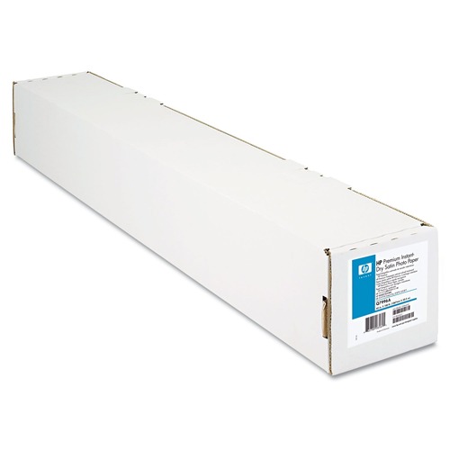 Photo Paper | HP Q7996A 42 in. x 100 ft. Premium Instant-Dry Photo Paper - Satin White (1 Roll) image number 0