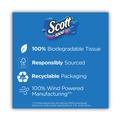 Toilet Paper | Scott 10060 1-Ply 4.1 in. x 3.7 in. Septic Safe Toilet Paper - White (48/Carton) image number 8