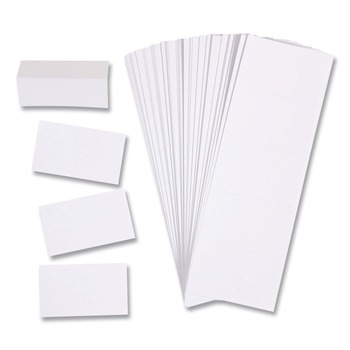 U Brands 5167U06-48 3 in. x 1.75 in. Data Card Replacement - White (500/Pack)