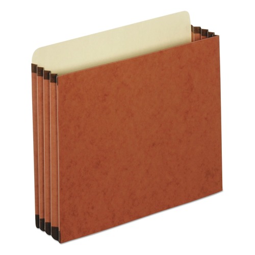 File Folders | Pendaflex FC1524P 3.5 in. Expansion Letter Size File Cabinet Pockets - Redrope (10/Box) image number 0