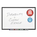 White Boards | Quartet 2544B Classic Series 48 in. x 36 in. Porcelain Magnetic Dry Erase Board - White Surface/Black Aluminum Frame image number 1