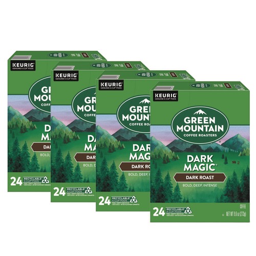 Coffee | Green Mountain Coffee 5000378882 Coffee K-Cup Pods - Dark Magic Extra Bold (96/Carton) image number 0
