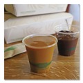 Cups and Lids | World Centric CP-CS-3 3 oz PLA Plastic Cold Cups - Clear (2500/Carton) image number 5