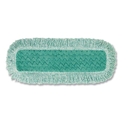 Cleaning Cloths | Rubbermaid Commercial FGQ41800GR00 18 in. Microfiber Dust Pad with Fringe - Green image number 0