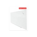 White Boards | Universal UNV43204 Frameless 72 in. x 48 in. Magnetic Glass Marker Board - White image number 3