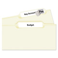 Labels | Avery 05366 0.66 in. x 3.44 in. Permanent TrueBlock File Folder Labels with Sure Feed Technology - White (30/Sheet, 50 Sheets/Box) image number 3