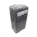 Food Trays, Containers, and Lids | Pactiv Corp. 0TFB02S00000 8.2 in. x 5.7 in. x 0.65 in. No. 2S Foam Supermarket Tray - Black (500/Carton) image number 2
