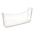 Wall Racks & Hooks | Rubbermaid 65986 13.75 in. x 3 in. x 6.63 in. A4/Letter Size Unbreakable Magnetic Wall File - Clear image number 0