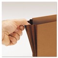 File Folders | Smead 71111 5.25 in. Expansion 1 Section Expanding Wallet With Elastic Cord - Redrope/Legal Size (10/Box) image number 2