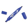Back to School Sale | Tombow 56648 Mono Twin Fine/Broad Tips Bold Permanent Marker - Blue (10/Box) image number 1