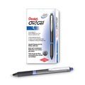 Pens | Pentel K497-C 0.7 mm Retractable Black Barrel Oh Gel Pen - Medium, Blue (1 Dozen) image number 2