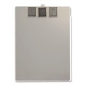 Clipboards | Officemate 83217 Officemate Aluminum Magnetic Clipboard, 1.5-in Clip Capacity, Holds 8 x 11 Sheets, Gray image number 1