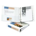 Just Launched | Avery 68060 11 in. x 8.5 in. 1.5 in. Capacity 3 Rings Framed View Heavy-Duty Binders - White image number 0