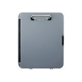 Clipboards | Saunders 00470 WorkMate 0.5 in. Clip Capacity Storage Clipboard, Holds 8.5 x 11 Sheets - Charcoal/Gray image number 2