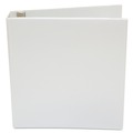 Binders | Universal UNV20972 Economy 1.5 in. Capacity 11 in. x 8.5 in. Round 3-Ring View Binder - White image number 1