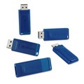 Office Electronics & Batteries | Verbatim 99121 8 GB Classic USB 2.0 Flash Drive - Blue (5/Pack) image number 1