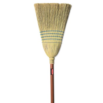 Rubbermaid Commercial FG638300BLUE 38 in. Corn-Fill Broom - Blue